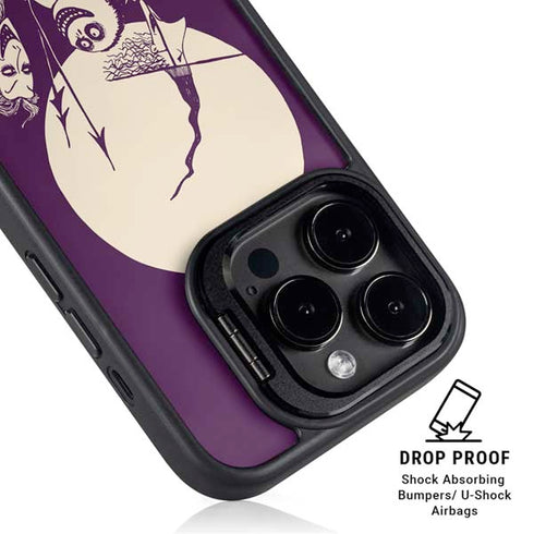 Disney The Nightmare Before Christmas Lock Shock and Barrel Art iPhone 14 Pro Kickstand Case